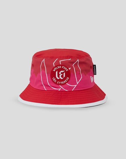 New Era AOP Bucket Weifir - Welsh Fire - Red