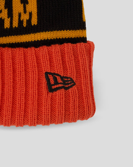 New Era Sport Bobble Beanie - Birmingham Phoenix - Orange/Black