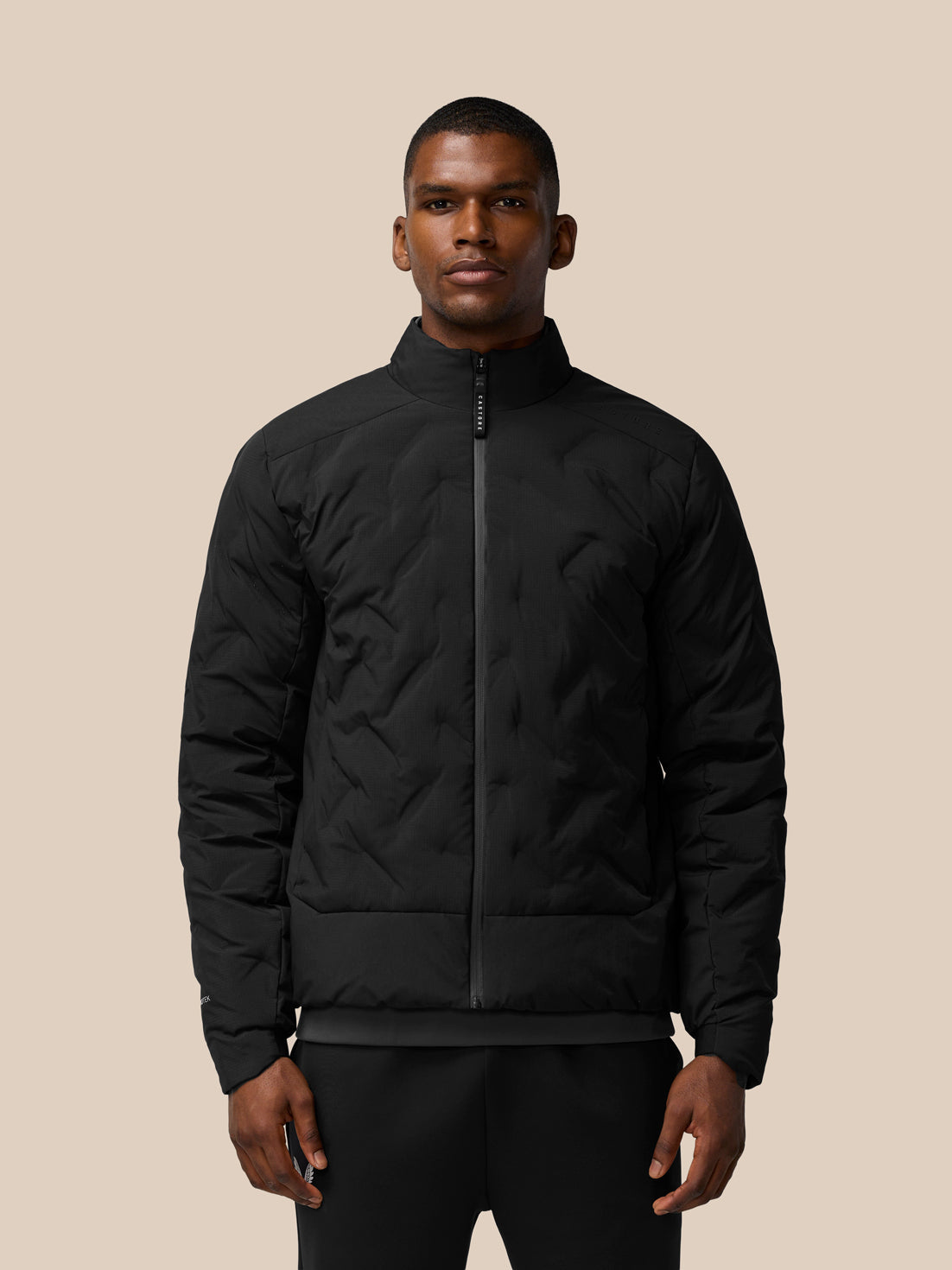 ジャケット・アウター HAIGHT STAND COLLAR PADDED JACKET Padded Jacket - Black