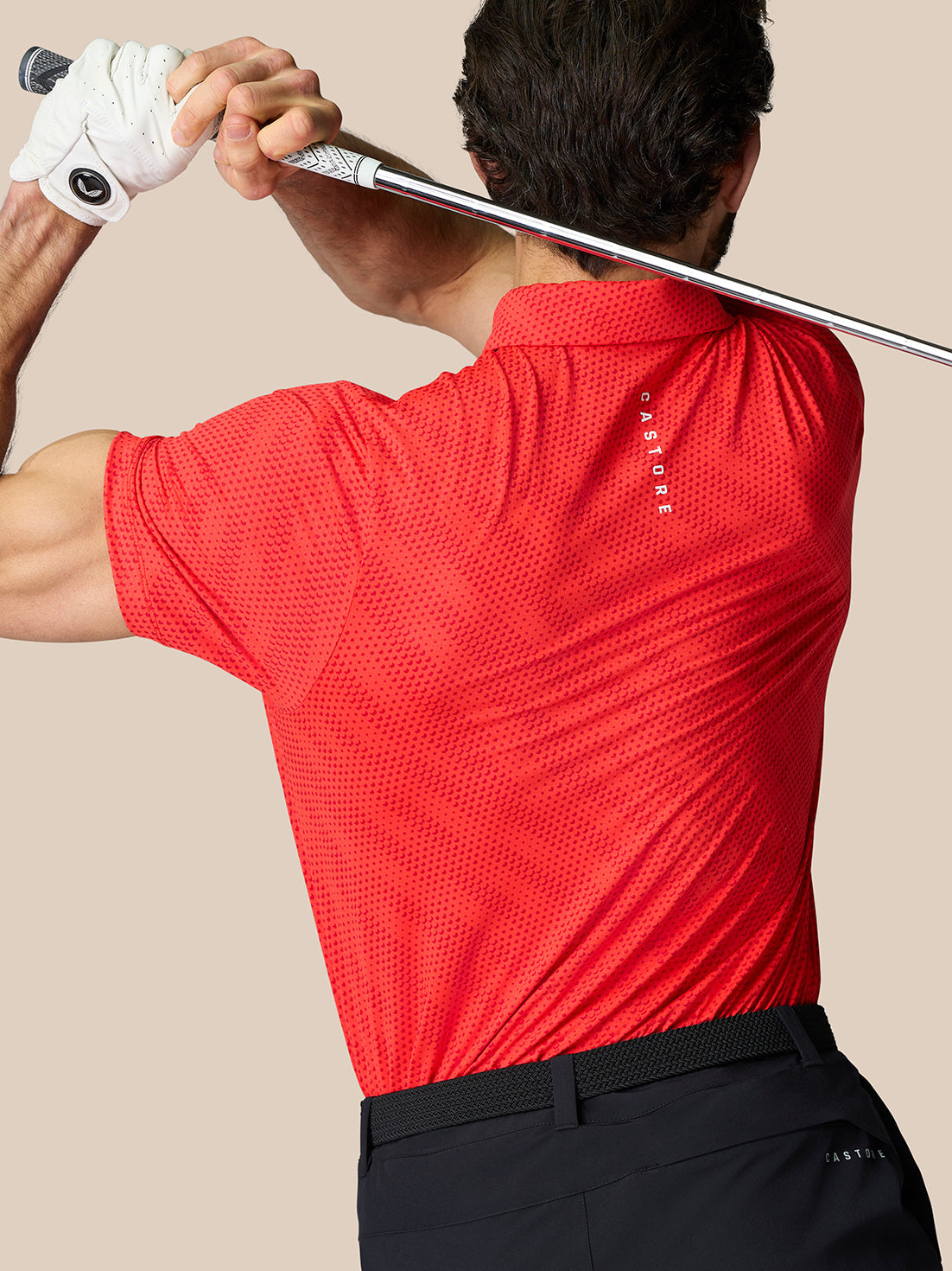 Club Graphic Polo - Poppy Red
