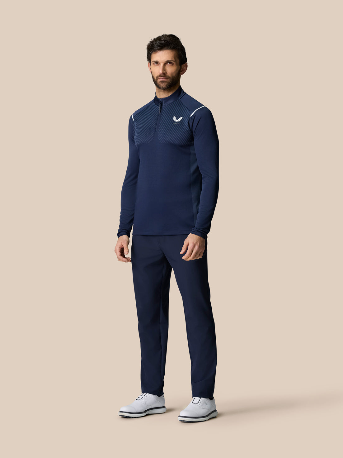 Pinnacle Lvs 1/4 Zip Top - Navy