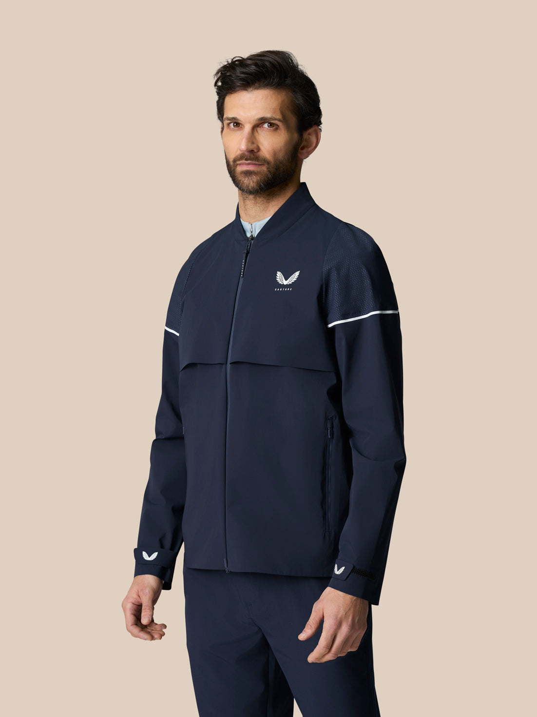 Golf Pinnacle Lvs Woven Jacket - Midnight Navy