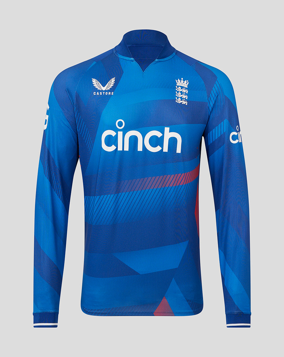 Full Sleeve Mens England Cricket Shirt Men's ODI Pro Long Sleeve