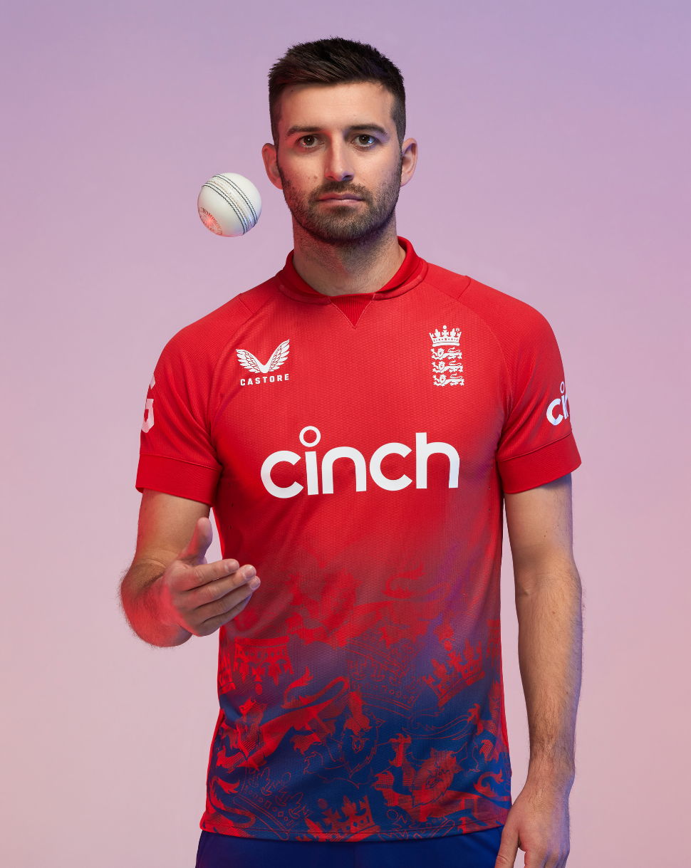 Junior Replica IT20 Short Sleeve Shirt Castore ECB