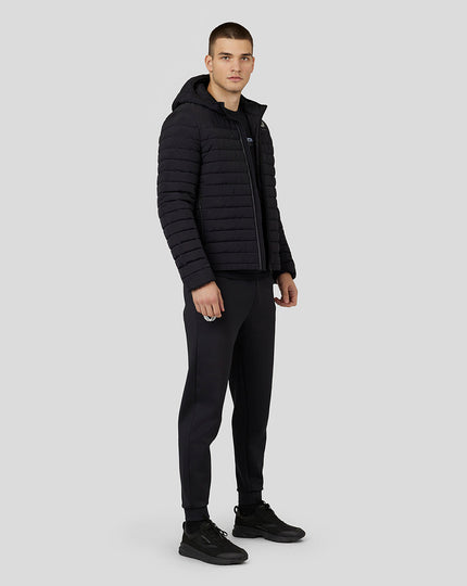 Men’s Hooded Puffer Jacket – Black