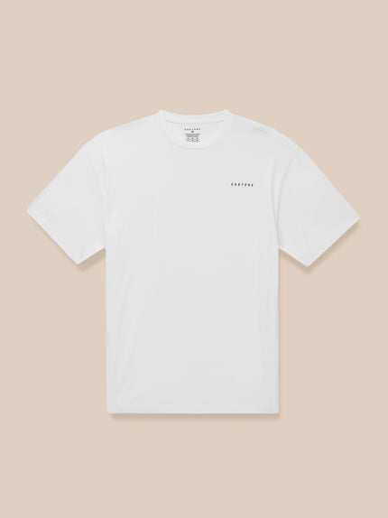 Flex Cotton T-Shirt- White/Black