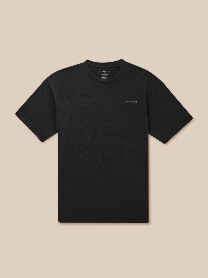 Flex Cotton T-Shirt- Black/Gunmetal