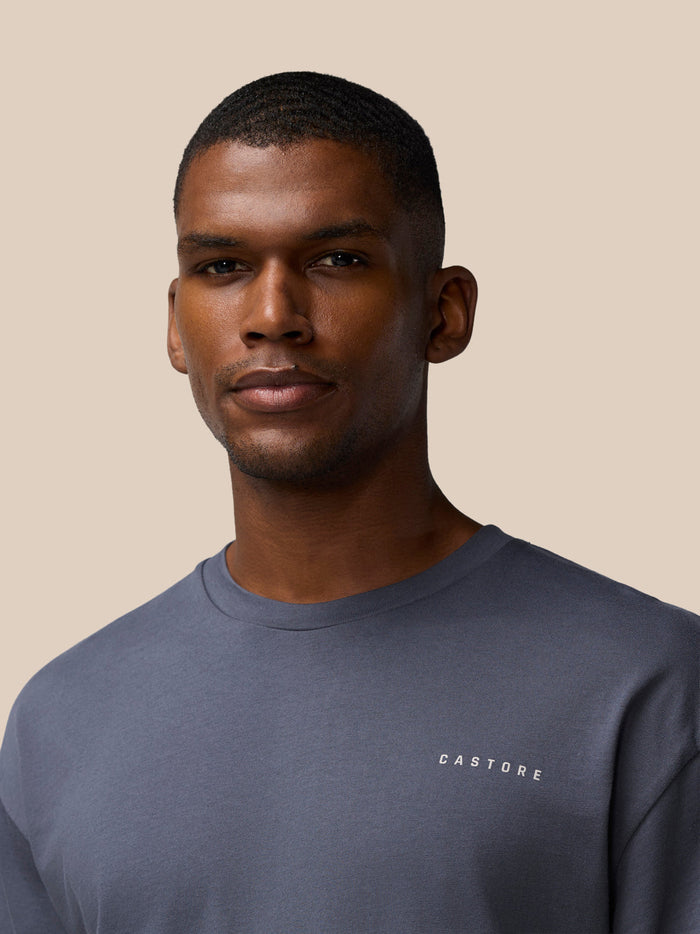 Flex Cotton T-Shirt- Pewter/Alloy