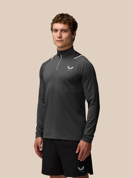 Apex Training Winterised 1/4 Zip Top - Charcoal