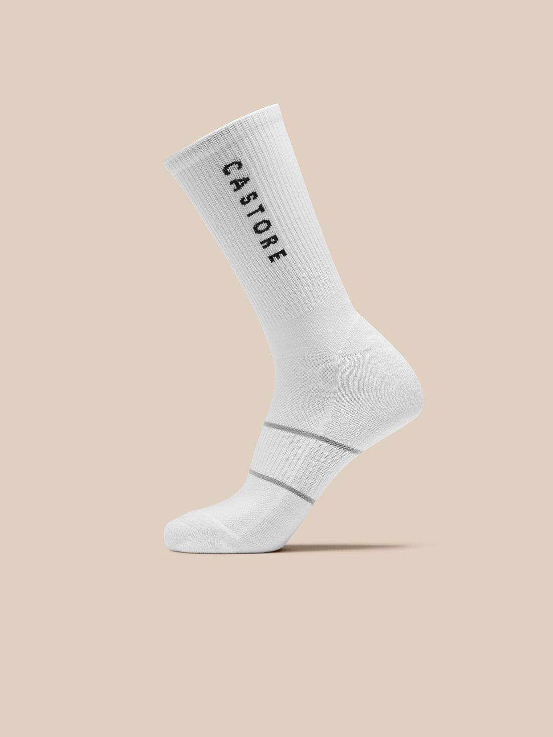 Active 3 Pack Crew Socks - White