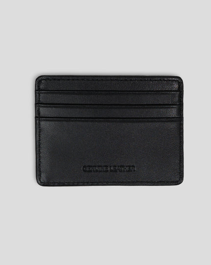 LEATHER DEBOSSED CARD WALLET