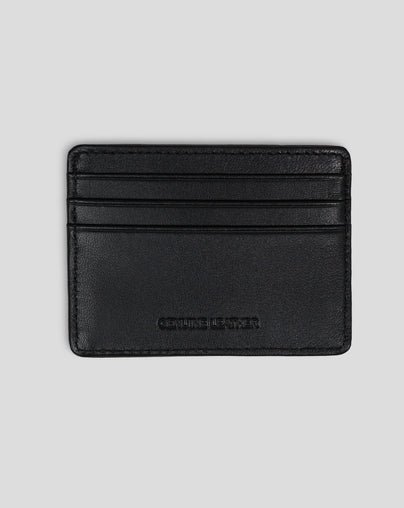 LEATHER DEBOSSED CARD WALLET