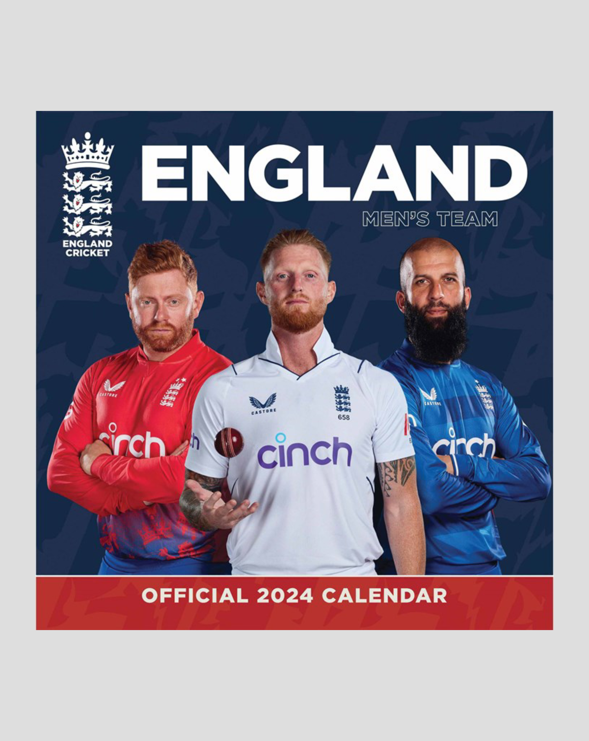 Men's England Cricket 2024 Calendar Castore ECB