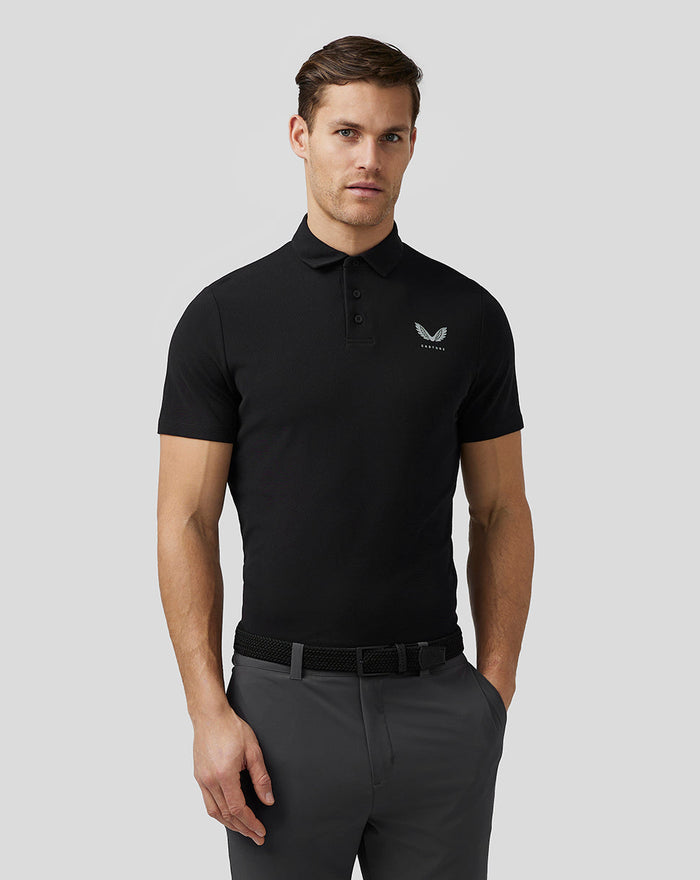 Men’S Golf Essential Polo - Black