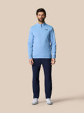 Golf Club Classic Quarter Zip Top  - Sky Blue
