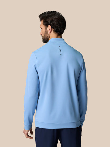 Golf Club Classic 1/4 Zip Top  - Sky Blue