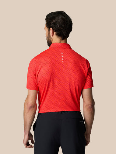 Club Graphic Polo - Poppy Red