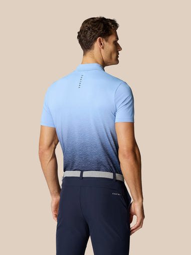 Club Graphic Polo - Sky Blue