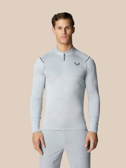 Pinnacle LVS 1/4 Zip Top - Mid Grey