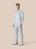 Pinnacle Lvs 1/4 Zip Top - Mid Grey