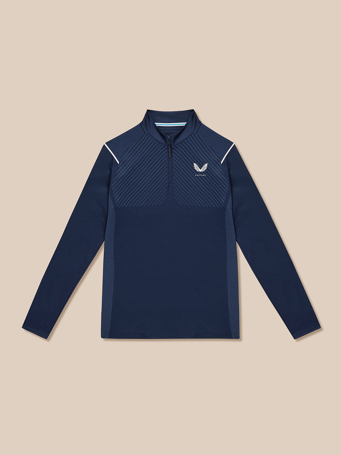 Pinnacle Lvs 1/4 Zip Top - Navy