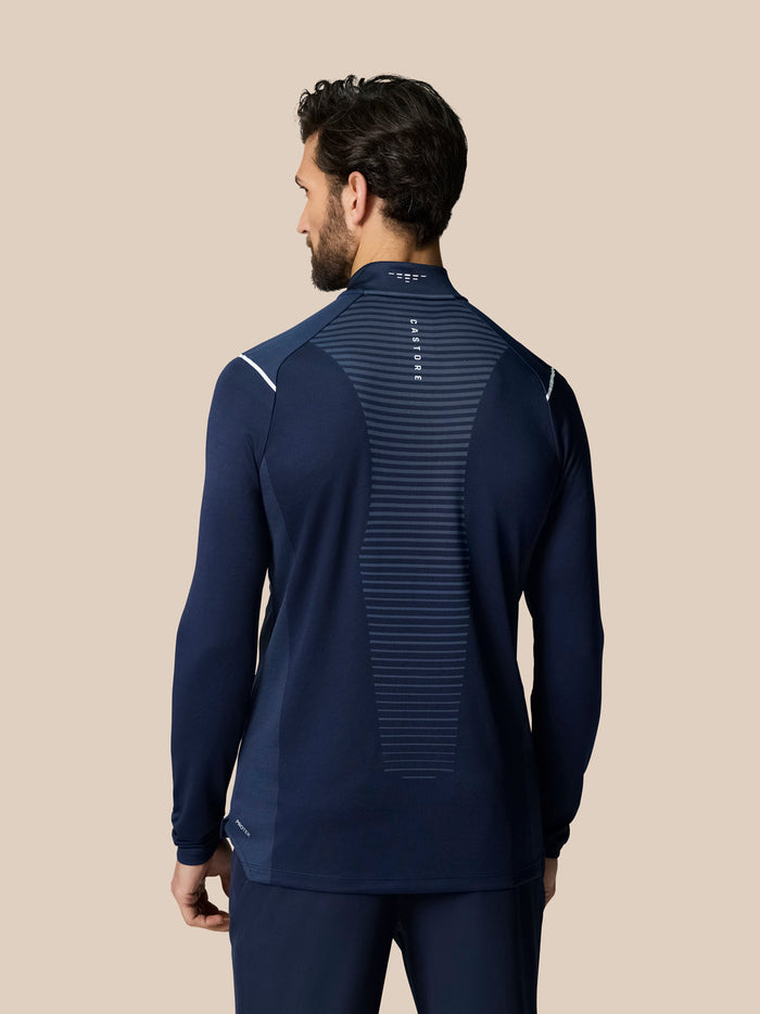 Pinnacle Lvs 1/4 Zip Top - Navy