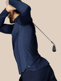 Pinnacle Lvs 1/4 Zip Top - Navy