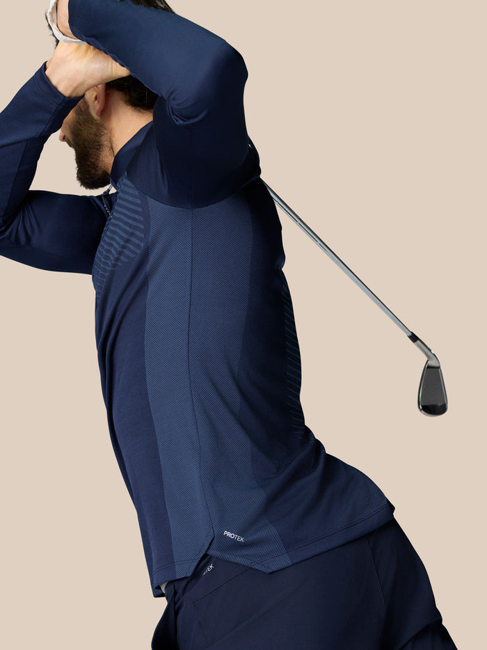 Pinnacle Lvs 1/4 Zip Top - Navy
