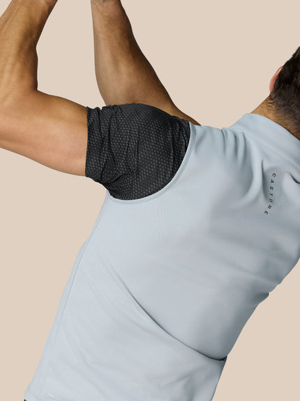 Men’s Golf Club Classic Half Zip Gilet - Mid Grey