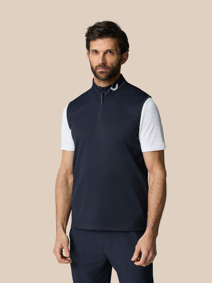 Club 1/2 Zip Gilet - Navy