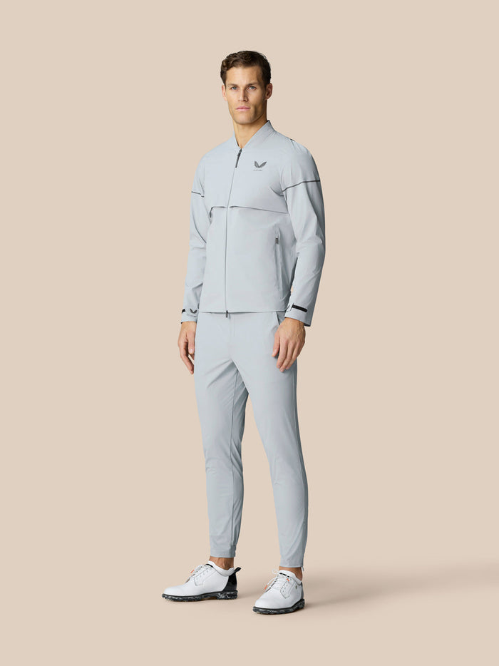 Golf Pinnacle Lvs Woven Jacket - Mid Grey