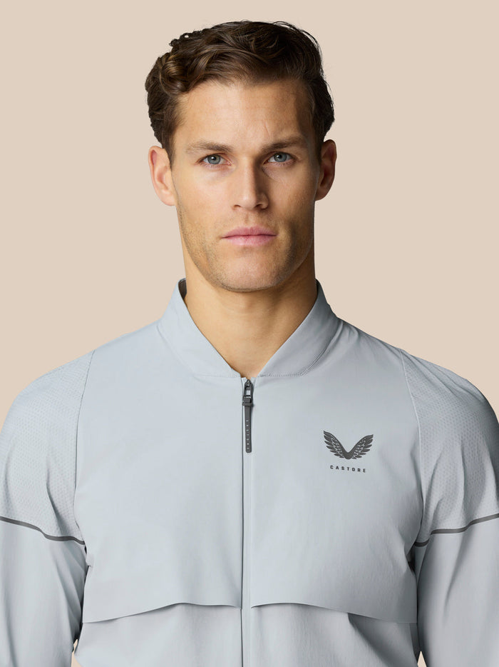 Golf Pinnacle Lvs Woven Jacket - Mid Grey
