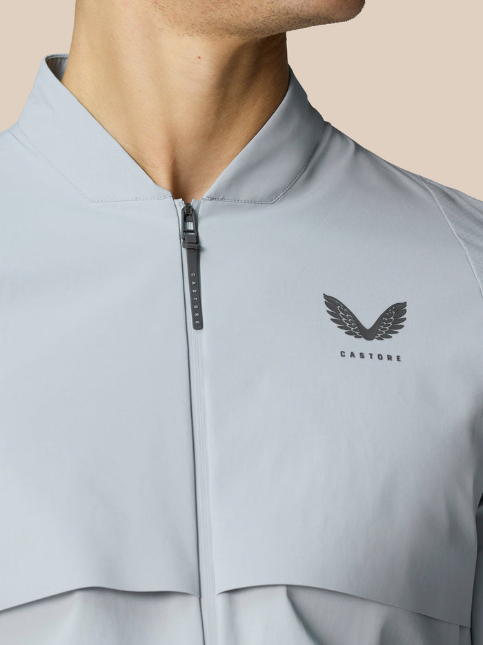 Golf Pinnacle Lvs Woven Jacket - Mid Grey