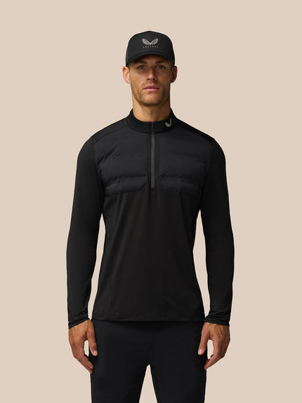 Golf Pinnacle Lvs Hybrid 1/2 Zip Top - Black/Alloy