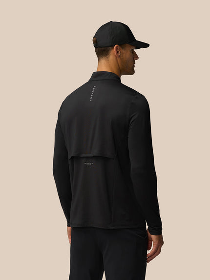 Golf Pinnacle Lvs Hybrid 1/2 Zip Top - Black/Alloy