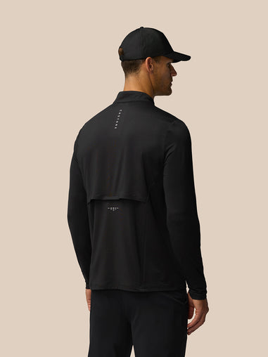 Golf Pinnacle Lvs Hybrid 1/2 Zip Top - Black/Alloy