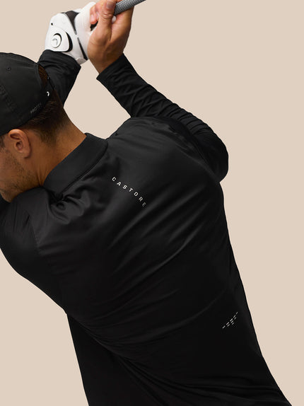Golf Pinnacle Lvs Hybrid 1/2 Zip Top - Black/Alloy