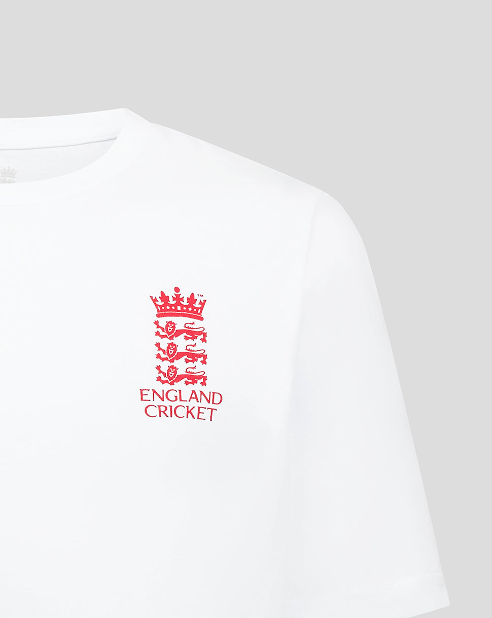 Junior Core T Shirt - White - Castore ECB
