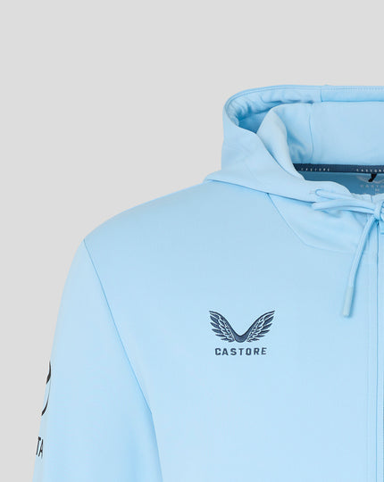 Mens 26/27 Travel Flex Full Zip Hoodie - Airy Blue