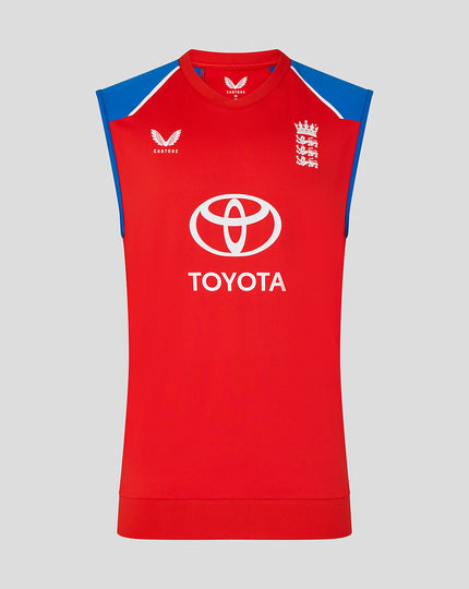 Mens 26/27 T20 Sleeveless Vest - Red