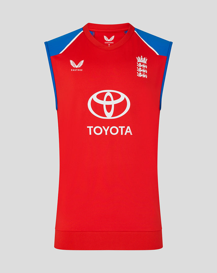 Mens 26/27 T20 Sleeveless Vest - Red
