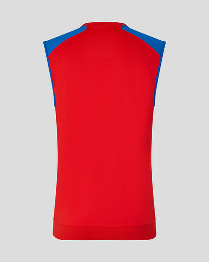 Mens 26/27 T20 Sleeveless Vest - Red