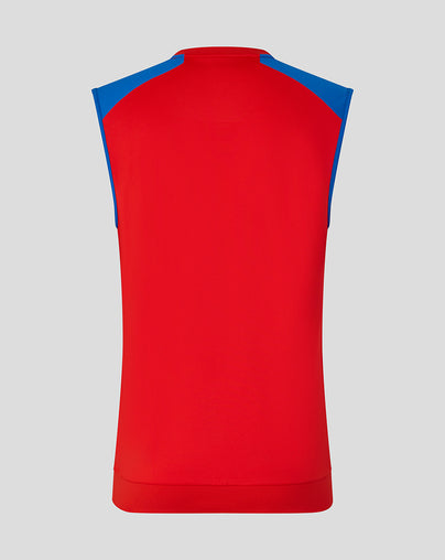 Mens 26/27 T20 Sleeveless Vest - Red