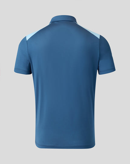 Mens 26/27 Training Poly Polo - Blue
