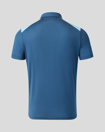 Mens 26/27 Training Poly Polo - Blue
