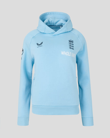 Womens 26/27 Travel Adapt Fleece Overhead Hoodie - Airy Blue