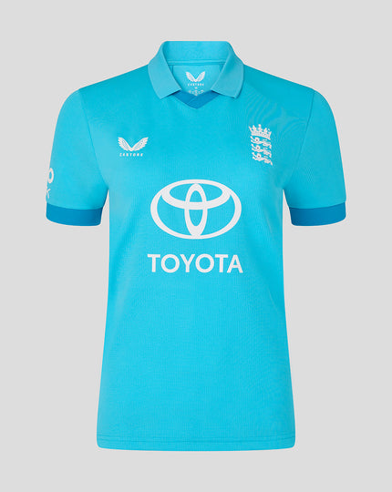 Womens 26/27 ODI Replica Short Sleeve Shirt - Blue