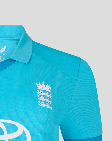 Womens 26/27 ODI Replica Short Sleeve Shirt - Blue