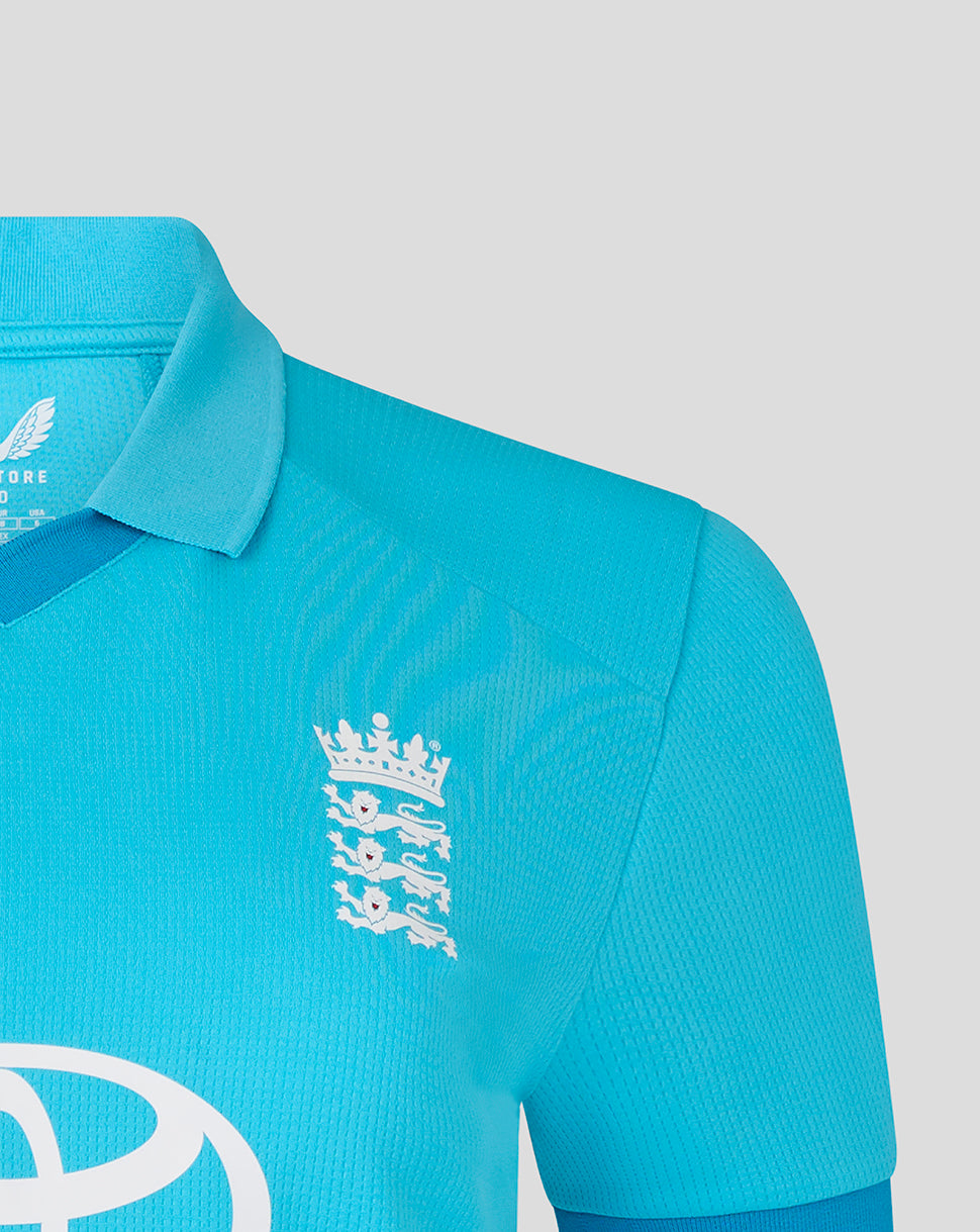 Womens 26/27 ODI Replica Short Sleeve Shirt - Blue