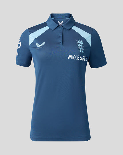 Womens 26/27 Training Poly Polo - Blue